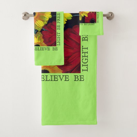 "Libre pour ÊTRE" serviette réglée (En situation)