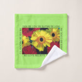 "Libre pour ÊTRE" serviette réglée (Gant de toilette)