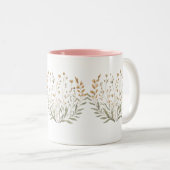 Libre, sauvage et magnifique : Mug de Boho Floral (Devant droit)