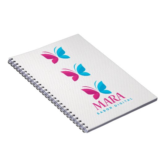 Libreta con Espiral “Mara” – Diseño Digital Modern Notitieboek (Rechterzijde)