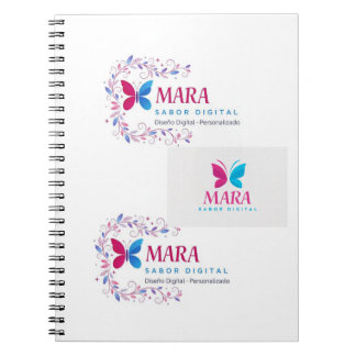 Libreta con espiral y diseño moderno notitieboek