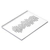 Libreta conceptos apuestos notitieboek (Linkerzijde)