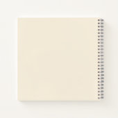 Libreta Mujer con Flores - Primavera Notitieboek (Achterkant)