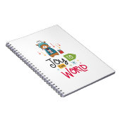 Libreta navideña Joy to the World Notitieboek (Rechterzijde)