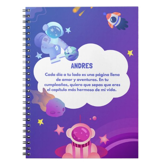 Libreta sencilla personalizada notitieboek (Voorkant)