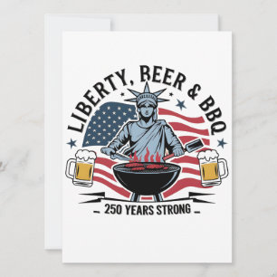 Librity Bier & BBQ 250ste Jaar Sterk 4 juli Kaart