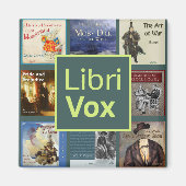 LibriVox Fridge Magnet (Devant)