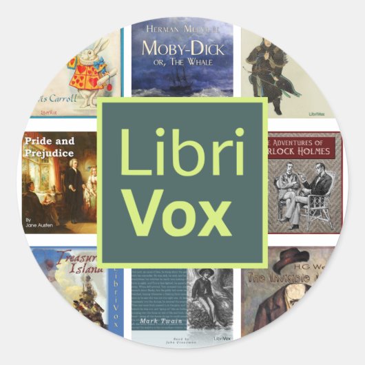 LibriVox Sticker Sheet (Voorkant)