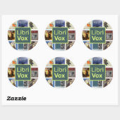 LibriVox stickerblad Ronde Sticker (Vel)