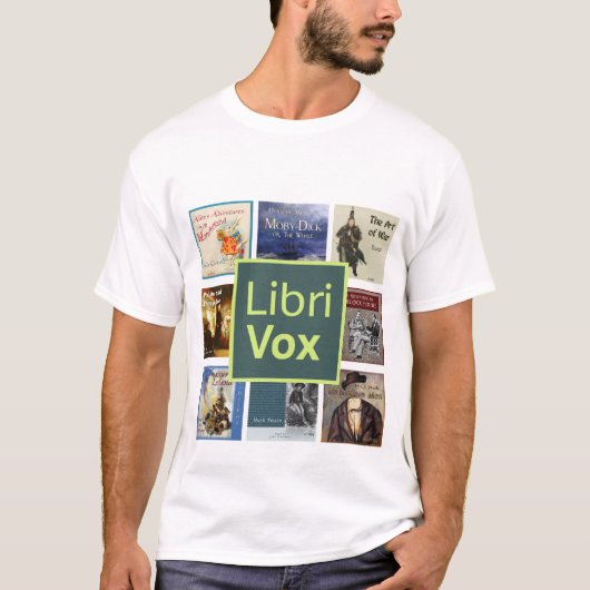 LibriVox T-shirt - Stijl 1 (Voorkant)