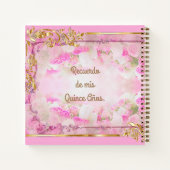 Libro de Invitados Livre d'or en Rosa y Oro (Dos)