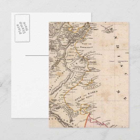 Libya Briefkaart (Voorkant / Achterkant)