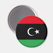 Libya Flag Magnet Magneet (Voorkant / Achterkant)