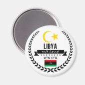 Libya Magneet (Voorkant / Achterkant)
