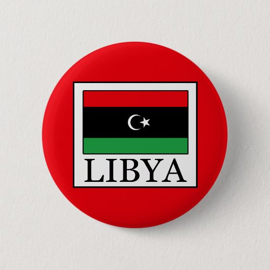 Libya Ronde Button 5,7 Cm (Voorkant)