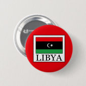 Libya Ronde Button 5,7 Cm (Voorkant /achterkant)