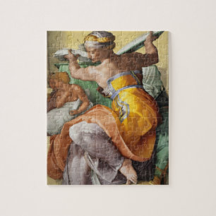 Libyan Sibyl, Sistine Chapel door Michelangelo Legpuzzel