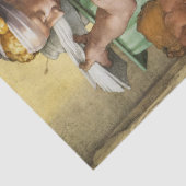 Libyan Sibyl, Sistine Chapel door Michelangelo Tissuepapier (Detail)