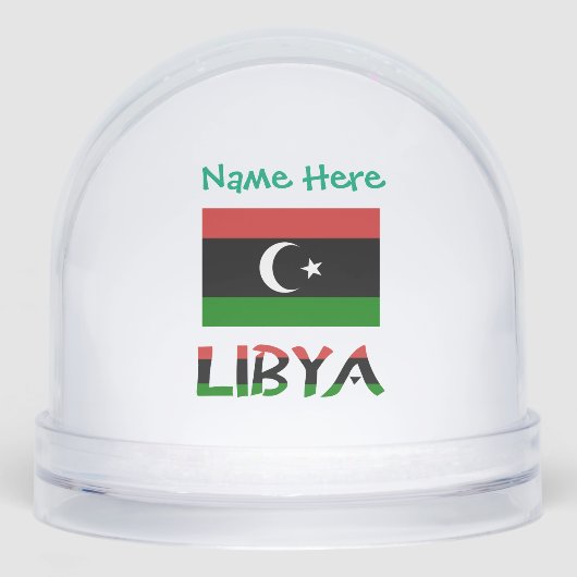 Libye Drapeau Libyen Vert Personnalisé  (Avant)