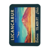Licancabur South America Magneet (Verticaal)