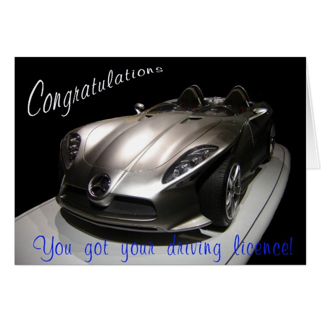 Licence de conduite passée (Devant horizontal)