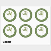 LICENCE DE SAGE FRAIS ID Stickers Grands Ronds II (Feuille)