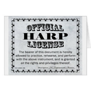 Licence Harpe