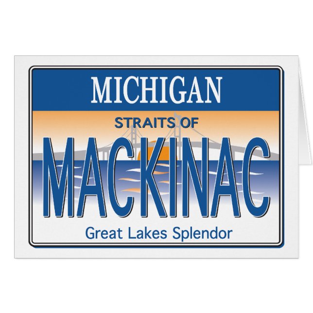 Licence Mackinac (Devant horizontal)