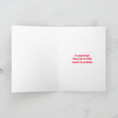 Licence pour tuer la carte d'anniversaire (Intérieur)