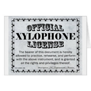 Licence Xylophone