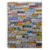 License Plate notebook Notitieboek (Voorkant)