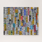 License Plate puzzle Legpuzzel (Horizontaal)