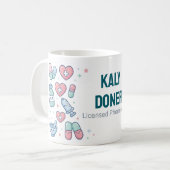 Licensed Pharmacist Personalized Mug | Cute Pharma (Devant gauche)