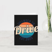 Licensed To Drive New Drivers License Est 2025 Kaart (Voorkant)