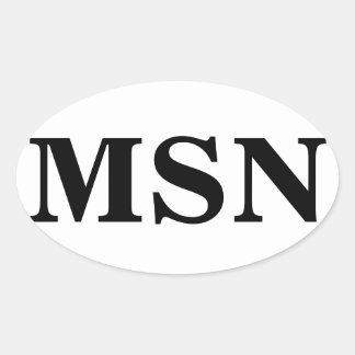 licentiaat in de exacte wetenschappen in de verple ovale sticker