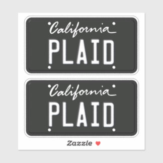 Licentie Bord Pset California Sticker