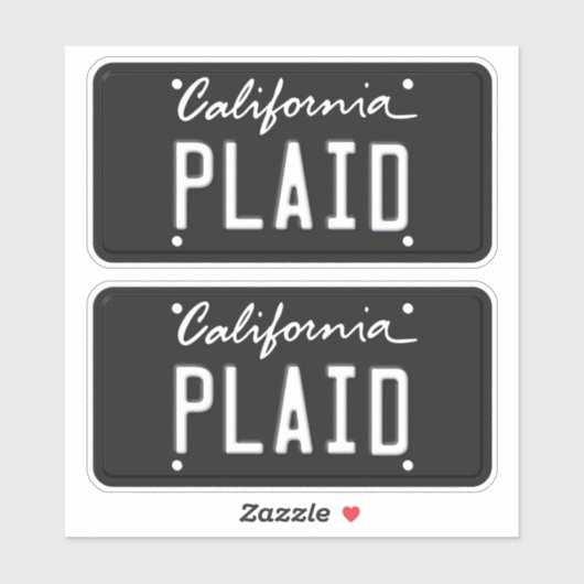 Licentie Bord Pset California Sticker (Vel)