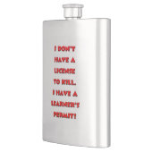 Licentie om tekst te doden flacon (Links)