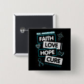 LicentieBorden...EDS-Button Vierkante Button 5,1 Cm (Voorkant /achterkant)