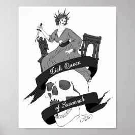 Lich Queen of Savannah Print