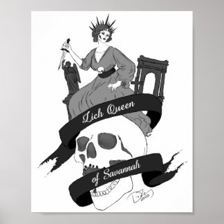 Lich Queen of Savannah Print
