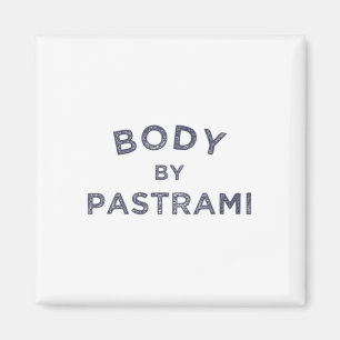 Lichaam door Pastrami Jewish Deli BBQ Party Briske Magneet