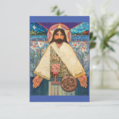 Lichaam en bloed, Eucharistisch gebedenkaartje (Staand voorkant)