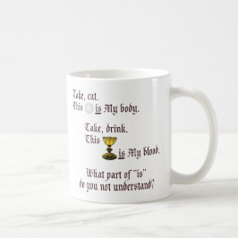 Lichaam en bloed koffiemok