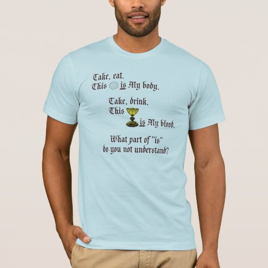 Lichaam en bloed t-shirt (Voorkant)