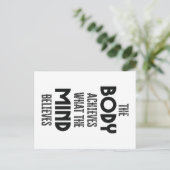 Lichaam en geest briefkaart (Staand voorkant)