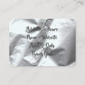 Lichaam en verf visitekaartje (Achterkant)