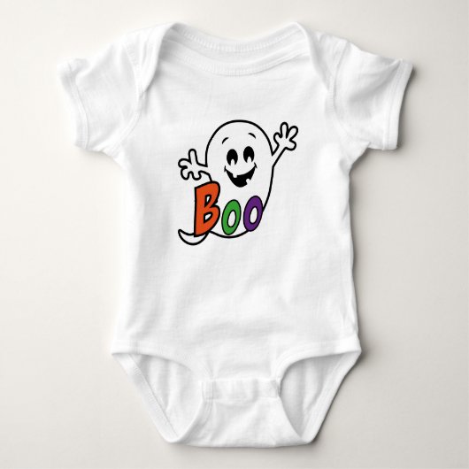 Lichaam halloween boo grappig romper (Voorkant)