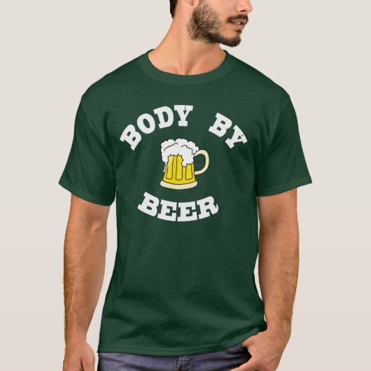 Lichaam op bier t-shirt (Voorkant)