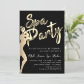 Lichaam SPA Direct downloaden Gold Black White Kaart (Staand voorkant)